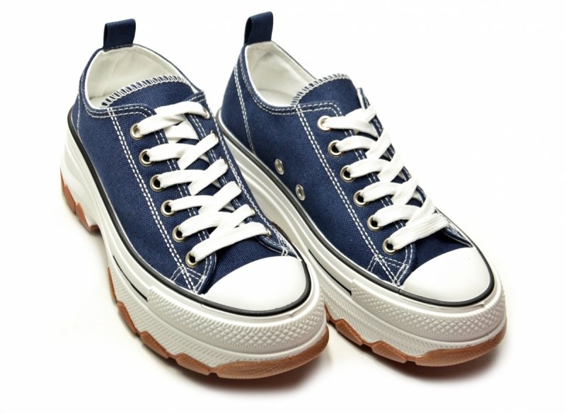 Trampki granatowe 41 FILIPPO 7092 damskie półbuty 