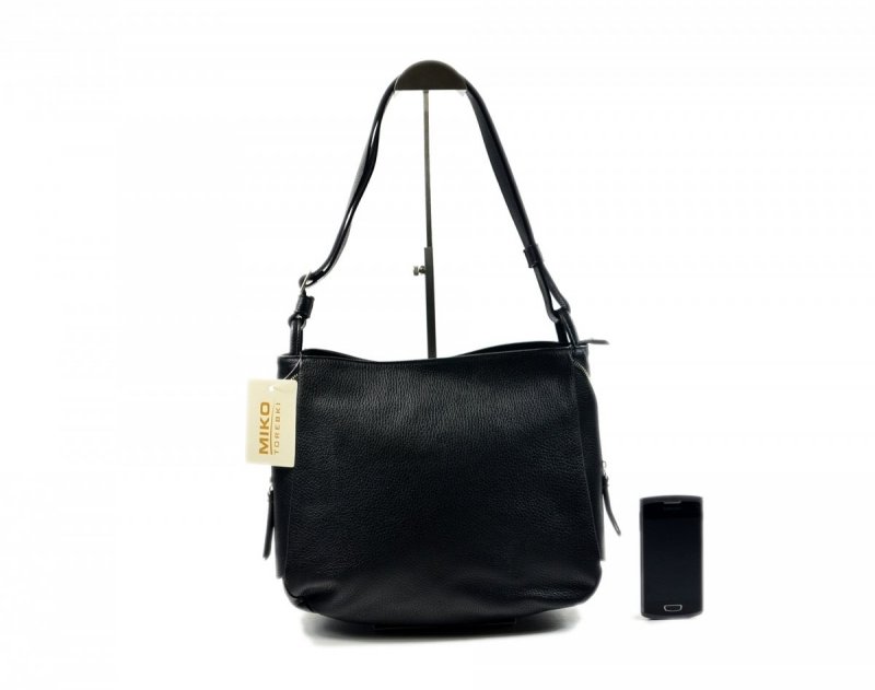 TOREBKA damska MIKO skóra czarna 