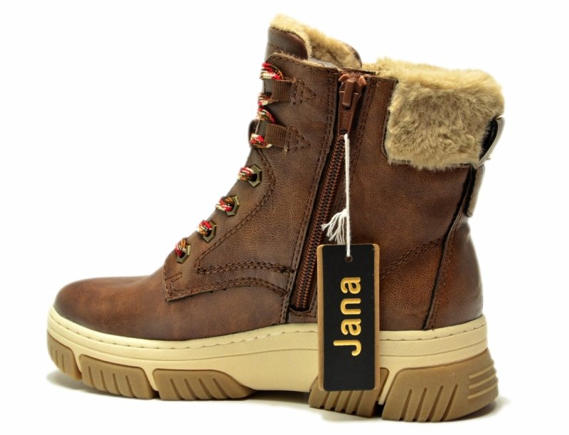 Botki śniegowce 36 JANA TEX brązowe 26285 