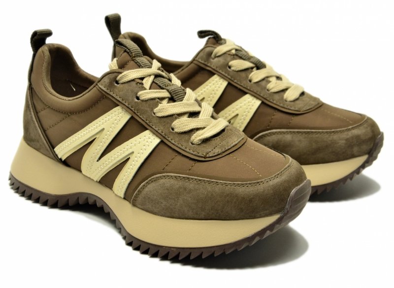 Sneakersy brązowe 37 skóra VINCEZA 41521 skórzane czekolada