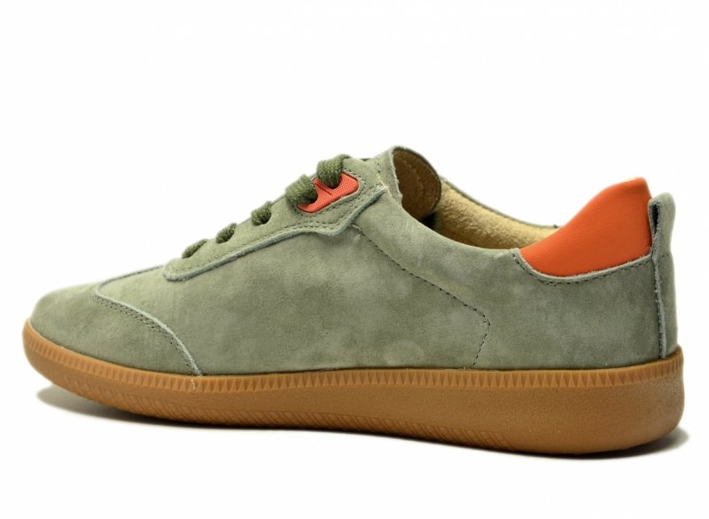 Sneakersy zielone 40 skóra FILIPPO 7510 skórzane półbuty zamsz