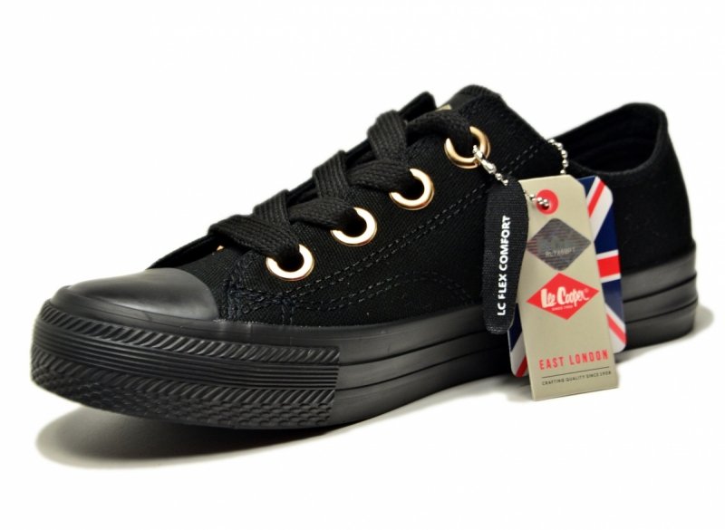 Trampki czarne 39 LEE COOPER 4069 półbuty