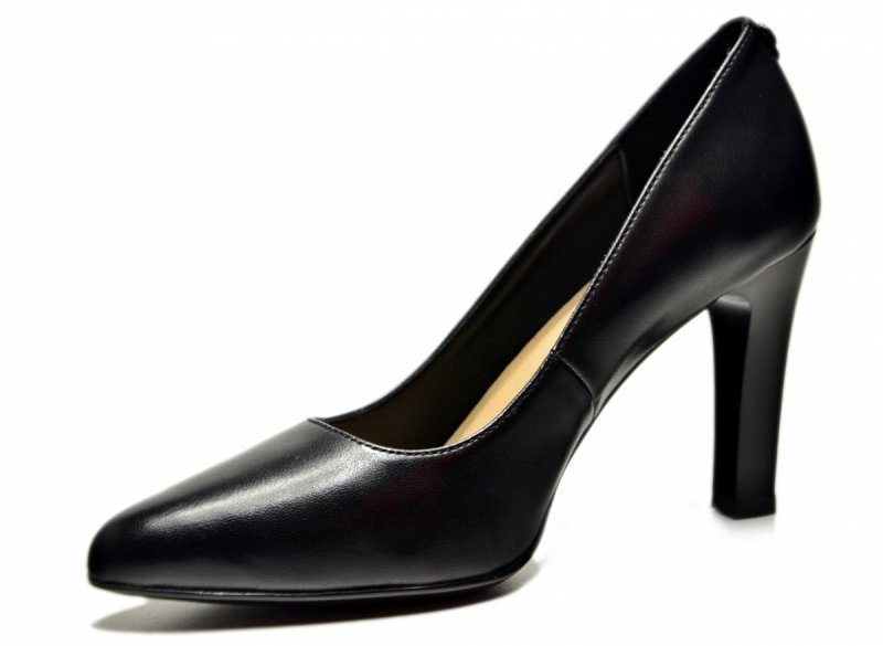 Czółenka czarne 40 skóra szpilki FILIPPO 7825 skórzane