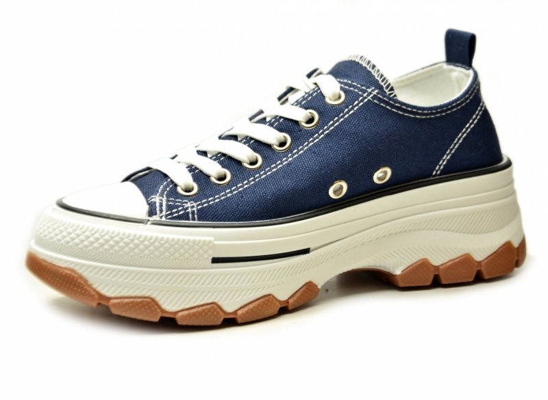 Trampki granatowe 40 FILIPPO 7092 damskie półbuty 