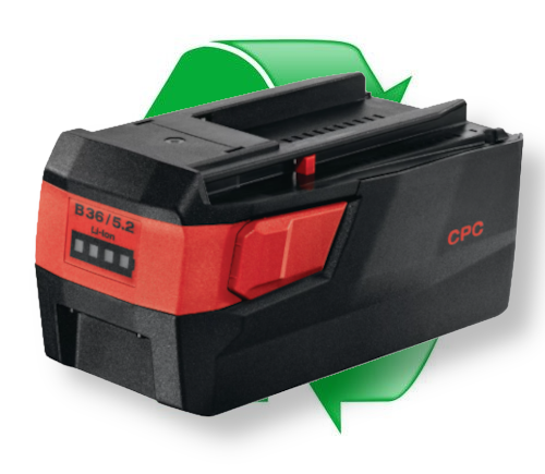 regeneracja akumulatora li-ion Hilti 36V 5.2Ah serii B36 5.2, B36-5.2, B36/5.2 