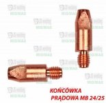 KOŃCÓWKA PRĄDOWA MB24/25 Ø1,0 mm 