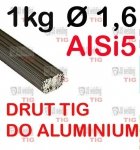 DRUT TIG AlSi5 DO ALUMINIUM Ø 1,6 mm 
