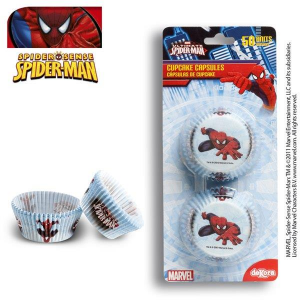 Dekora - papilotki, foremki do mufinek Ultimate Spider-Man 50 szt.