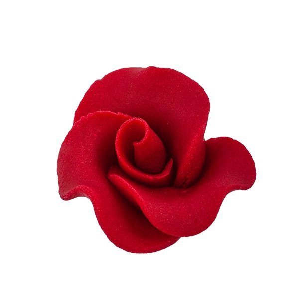 Róża mała 22 szt. bordowa