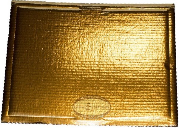 Podkład tortowy tacka z tektury złota 30 x 40 cm