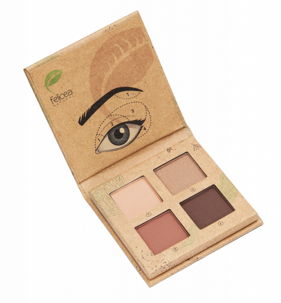 Naturalna Paleta Cieni Do Powiek Nude Felicea Kosmetyki