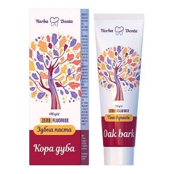 Pasta do zębów Herba Denta Oak Bark – kora dębu i prebiotyki, FBT, 100 g