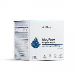 MagFuse: magnez + cynk Suplement diety, AURA HERBALS, 30 saszetek