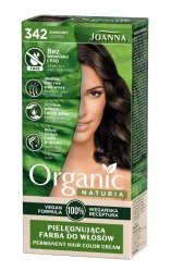 JOANNA Organic Naturia Pielęgnująca farba do włosów nr 342 Kawowy