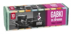 ANNA ZARADNA Gąbki do zmywania 1op.-10szt.