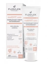 FLOSLEK PHARMA MultiVIT Care Nawilżający Krem witaminowy SPF15 na dzień - skóra dojrzała,osłabiona  50ml