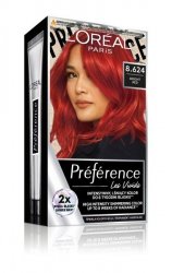 Loreal Preference Vivid Colors Farba do włosów nr 8.624 Bright Red (Montmartre) 1op.