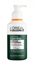 LOREAL Men Expert Derma Control Oczyszczający żel do mycia twarzy 260 ml