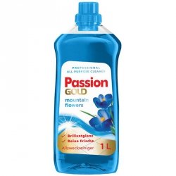 PASSION GOLD Płyn do podłóg 1L Górskie kwiaty-nieb