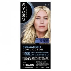 SYOSS Permanent Cool Color Farba do włosów 9-5 Mroźny Popielaty Blond