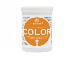 KALLOS Maska d/włosów 1000ml Color witalizująca&