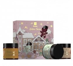 HISKIN Zestaw prezentowy Świec sojowych różowe 3 szt.