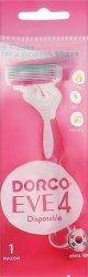 DORCO Maszynka jednorazowa dla kobiet EVE 4 1 szt.