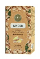 VANAN Ginger Suplement diety wspomagający odporność i trawienie Kapsułki 60 szt.