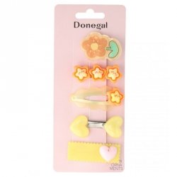 DONEGAL Zestaw spinek do włosów Cute - mix kolorów i wzorów (FA-5773)
