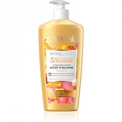 EVELINE Botanic Expert Ultraodżywczy Olejek w balsamie do ciała 5 olejków  350 ml