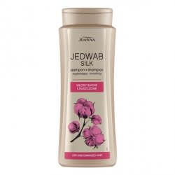 JOANNA Jedwab Silk Szampon wygładzający do włosów suchych i zniszczonych 400 ml