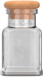 Słoik z Drewnianym Zamknięciem - 150 ml