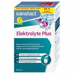 Elektrolyte Plus Sticks, Sanotact  20 saszetek (120 g)