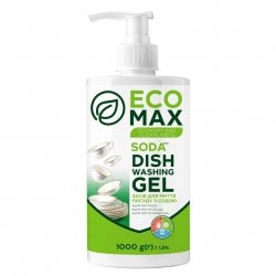Płyn do mycia naczyń z pompką SODA, Ecomax, 1000ml