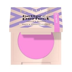 EVELINE Róż prasowany Better Than Perfect Velvet Blush 01 Ballerina Pink