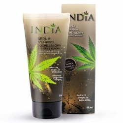 Odżywcze Serum do Bardzo Suchej Skóry Twarzy i Dłoni, India Cosmetics, 50ml