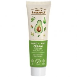 Aloes i Awokado Krem do Rąk i Paznokci, Green Pharmacy, 100ml