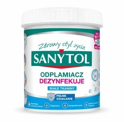 SANYTOL Odplamiacz dezynfekujący do białych tkanin w proszku 450 g
