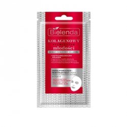 BIELENDA Kolagenowy Stymulator Młodości Endoliftingująco-rewitalizująca maska w przeciwzmarszczkowa w płacie