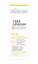 BIELENDA Cera Lipidium Odbudowa + Ochrona Multiceramidowy ochronny krem barierowy SPF50 30 ml