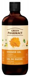 GREEN PHARMACY Żel pod prysznic - Kurkuma + Olejek Dyniowy 500 ml