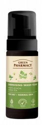 GREEN PHARMACY Pianka energetyczna do mycia skóry tłustej i normalnej 150 ml