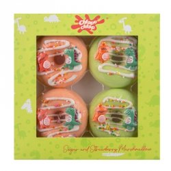 CHLAPU CHLAP Donut d/kąp.-pianka trusk.(róż)4szt