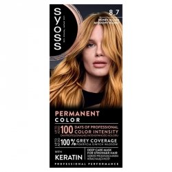 SYOSS Permanent Color Farba do włosów 8_7 Miodowy Blond