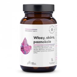 AURA HERBALS Kolagen rybi NatiCol 400 mg - włosy,skóra,paznokcie - kapsułki (60 sztuk)