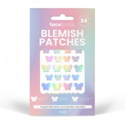 FACE FACTS Blemish Patches Plastry na wypryski - Holograficzne Motylki 1 op. - 24 szt.