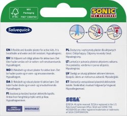 SALVEQUICK Sonic Plastry dla dzieci - 20 sztuk