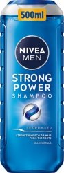 NIVEA MEN Strong Power Wzmacniający szampon do włosów z minerałami morskimi 500 ml