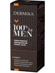 Dermika 100% for Men Krem pod oczy przeciwzmarszczkowy  15ml