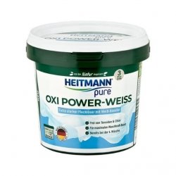 Odplamiacz do białych tekstyliów, Heitmann, Pure Oxi Biel, 500g